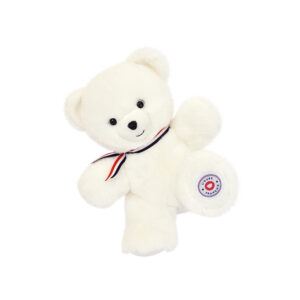 L'ours français - petit ours blanc 25cm