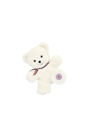 ours en peluche articulé 25cm blanc