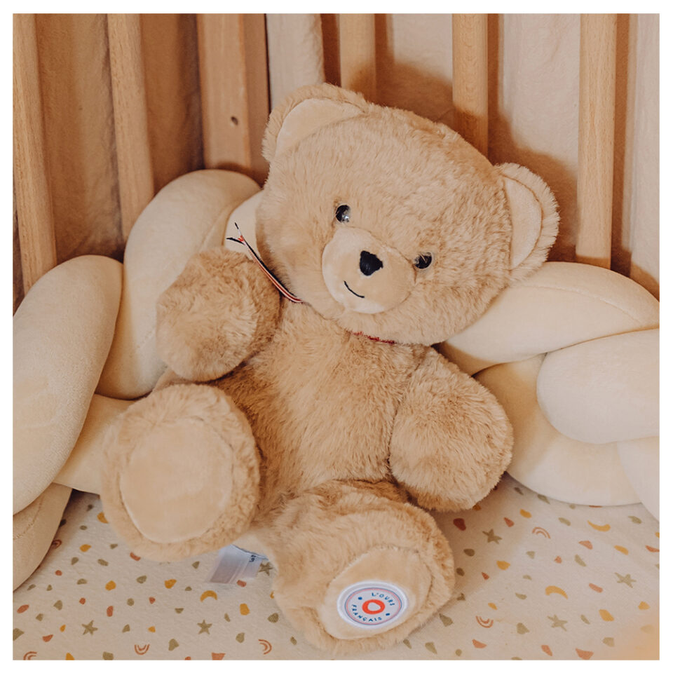 L'ours français - petit ours beige 25cm ambiance 2