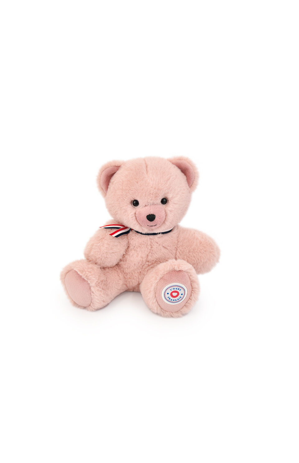 ours en peluche articulé 25cm rose