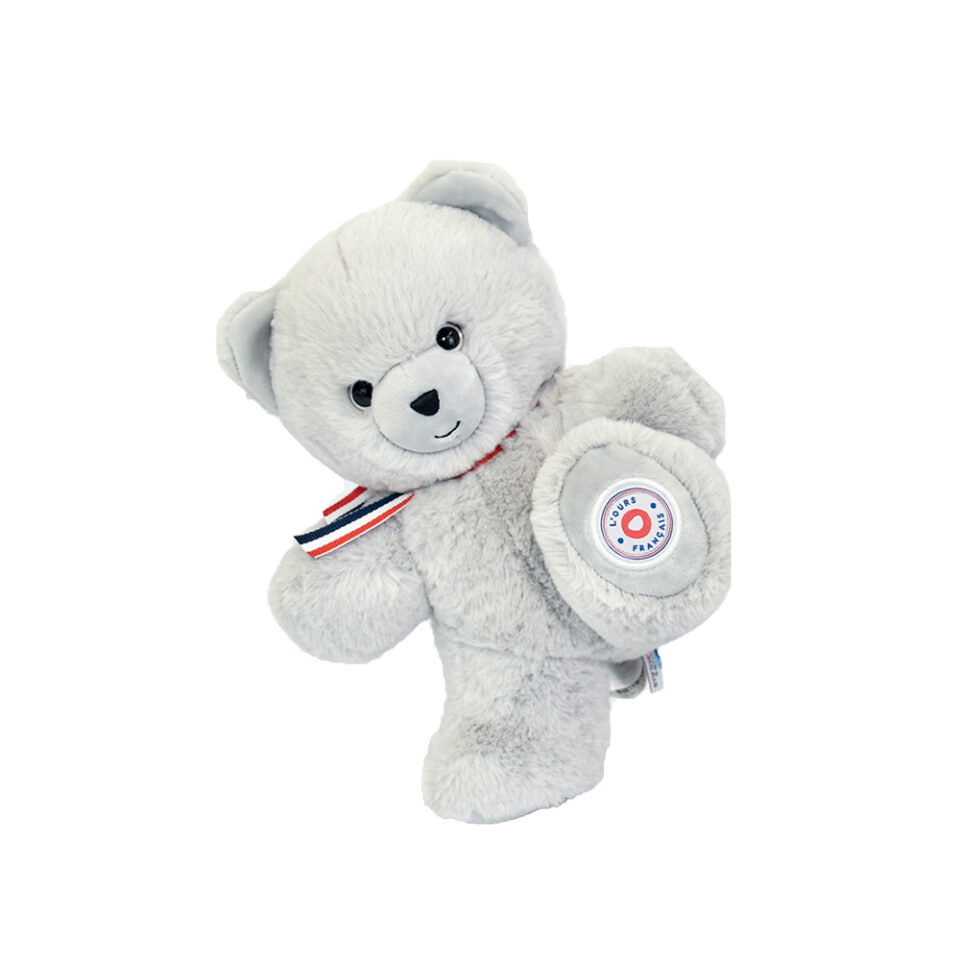 L'ours français - petit ours gris 25cm