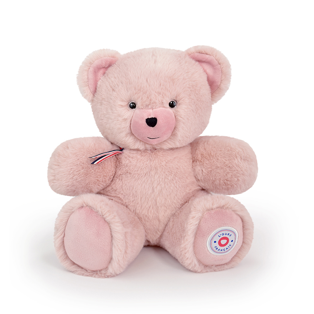 FR8047 – L'Ours Français L'ours français - ours rose 35cm