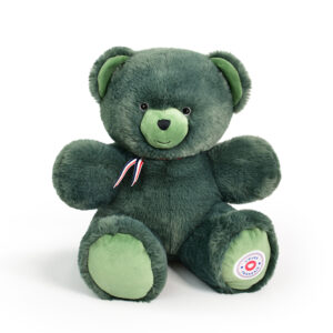 L'ours français - ours kaki 35cm