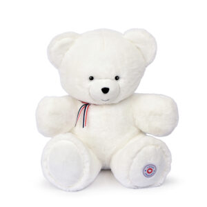 L'ours français - ours blanc 50cm