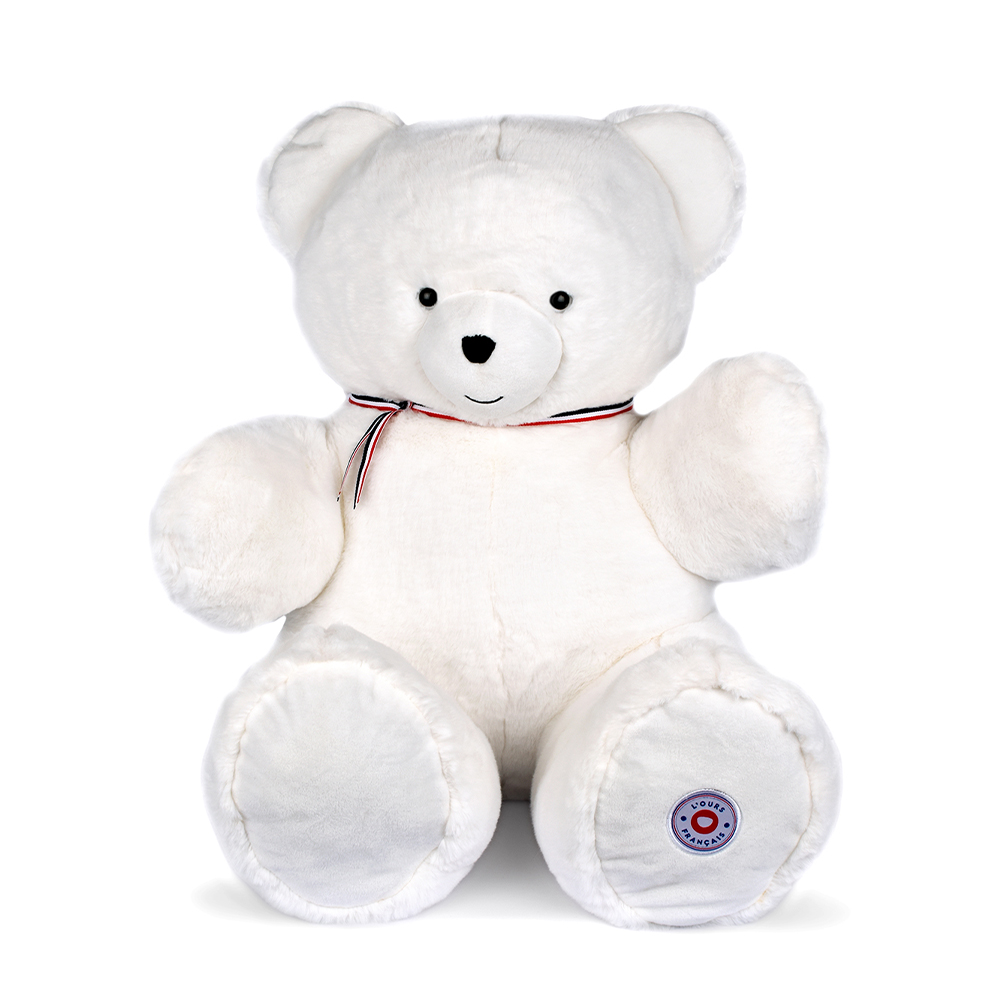FR8059 – L'Ours Français L'ours français - ours blanc 70cm