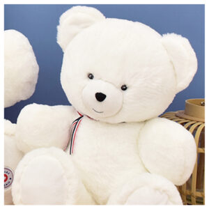 L'ours français - ours blanc 70cm zoom