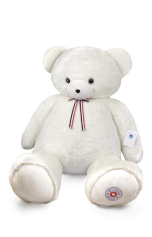 L'ours français géant 2 mètres 20 blanc