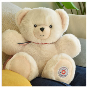 L'ours français - ours ivoire 35cm ambiance 2