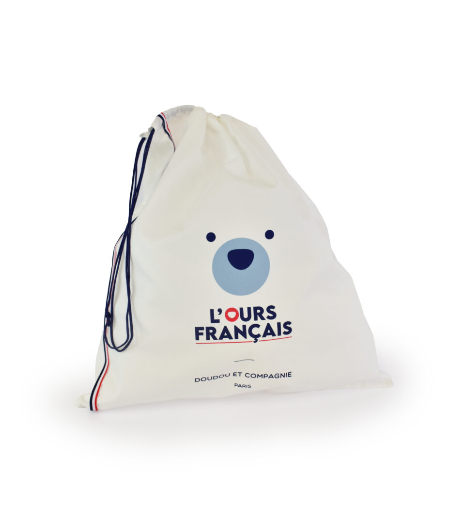 sac en tissu ours francais