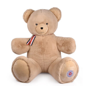 L'ours français - ours XXL beige 100cm
