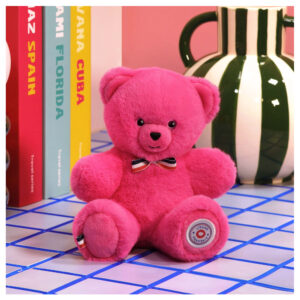 Le Nounours Français - Rose magenta - 19cm - ambiance 5