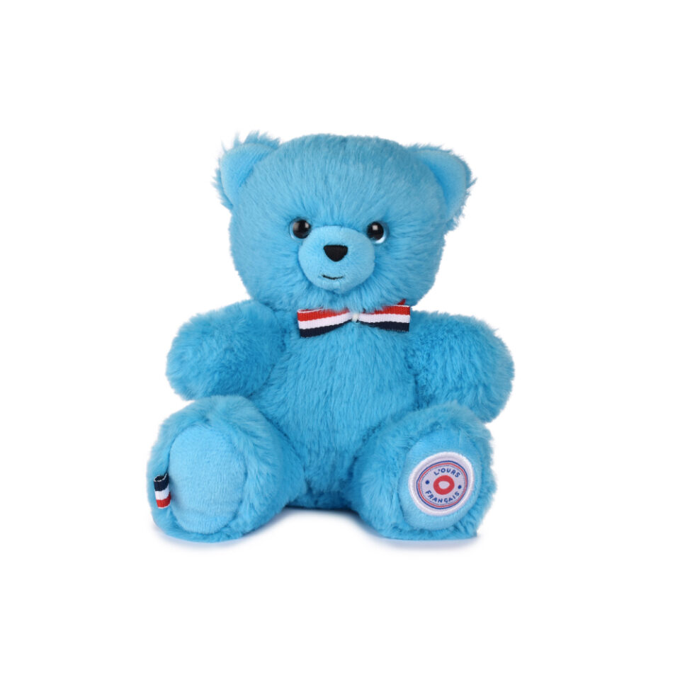 Le Nounours Français - Bleu miami- 19cm - détouré